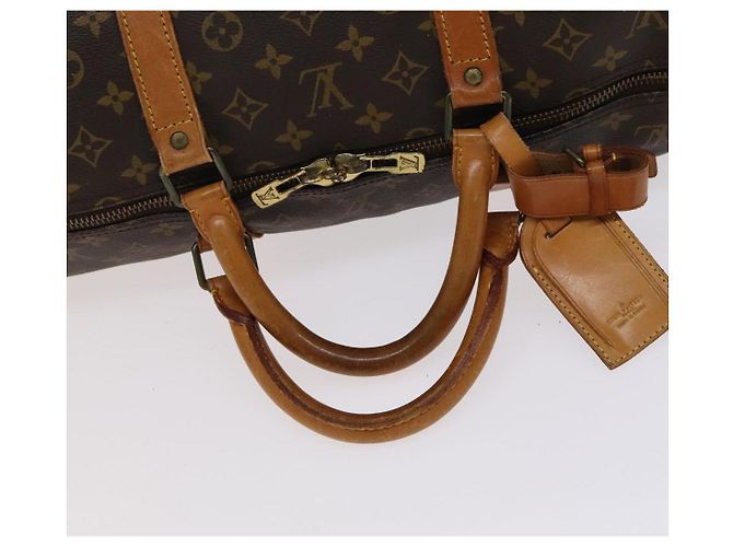 LOUIS VUITTON Monogram Keepall 60 Bolsa Boston M41422 LV Auth 110381 Monograma - vista 7