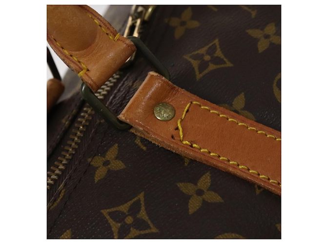 LOUIS VUITTON Monogram Keepall 60 Bolsa Boston M41422 LV Auth 110381 Monograma - vista 9