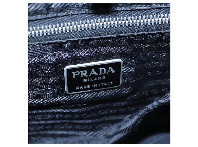 PRADA Bolso de mano de nylon negro Auth bs22998 - vista 18