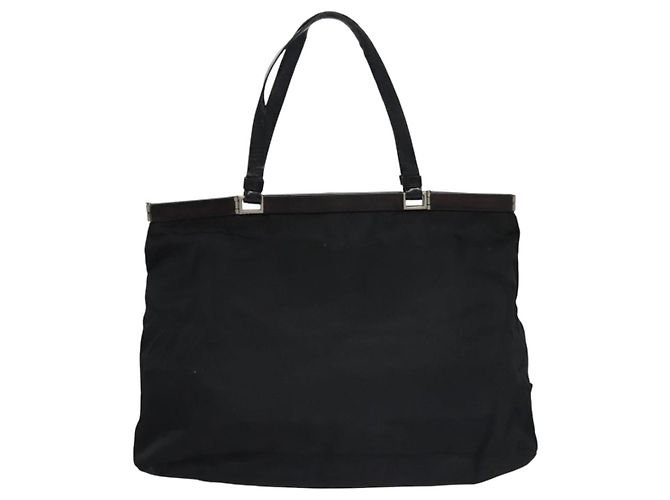 PRADA Bolso de mano de nylon negro Auth bs22998 - vista 2