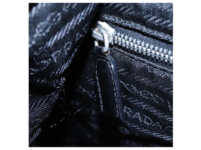 PRADA Bolso de mano de nylon negro Auth bs22998 - vista 21