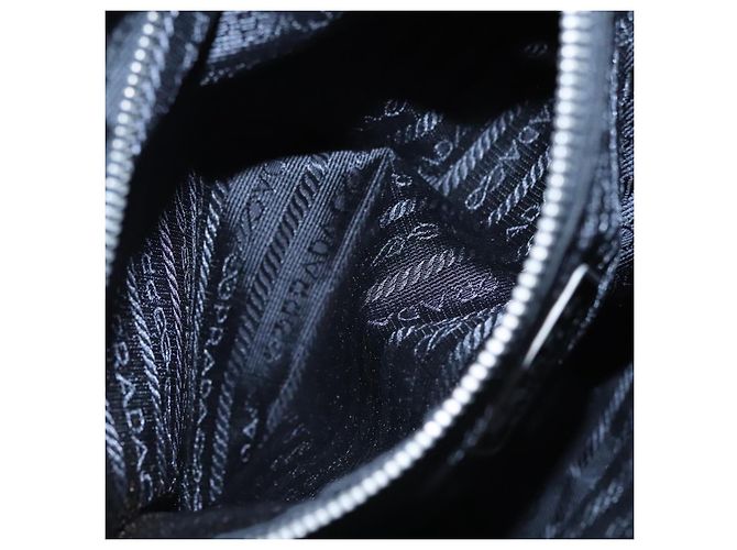 PRADA Bolso de mano de nylon negro Auth bs22998 - vista 22