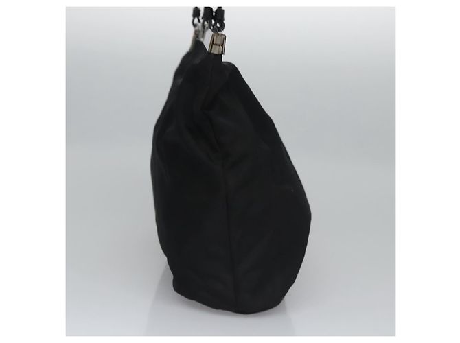 PRADA Bolso de mano de nylon negro Auth bs22998 - vista 3