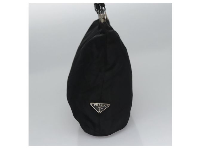 PRADA Bolso de mano de nylon negro Auth bs22998 - vista 4