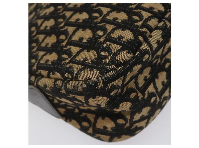 Borsa a Spalla in Tela Trotter Christian Dior Blu Oro Auth BD167 D'oro Blu navy - vista 14