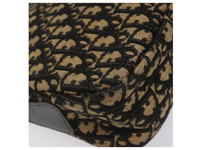 Borsa a Spalla in Tela Trotter Christian Dior Blu Oro Auth BD167 D'oro Blu navy - vista 16