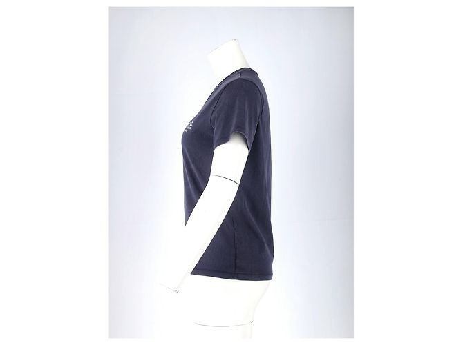 Apc T-shirt A.P.C. Standard Rue Madame in cotone blu navy - vista 5