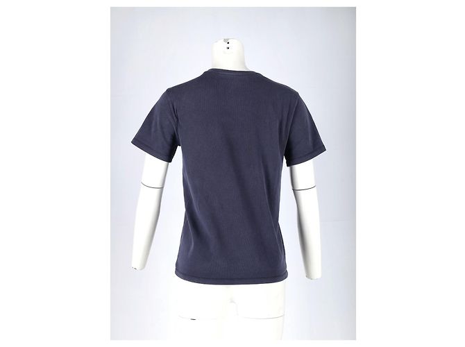 Apc T-shirt A.P.C. Standard Rue Madame in cotone blu navy - vista 6