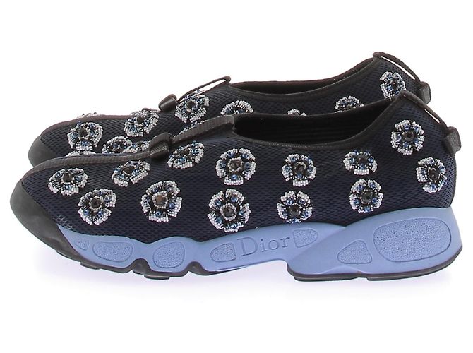 DIOR Trainer T.EU 37 Stoff Marineblau - Ansicht 3