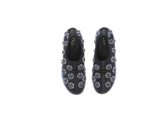 DIOR Trainer T.EU 37 Stoff Marineblau - Ansicht 6