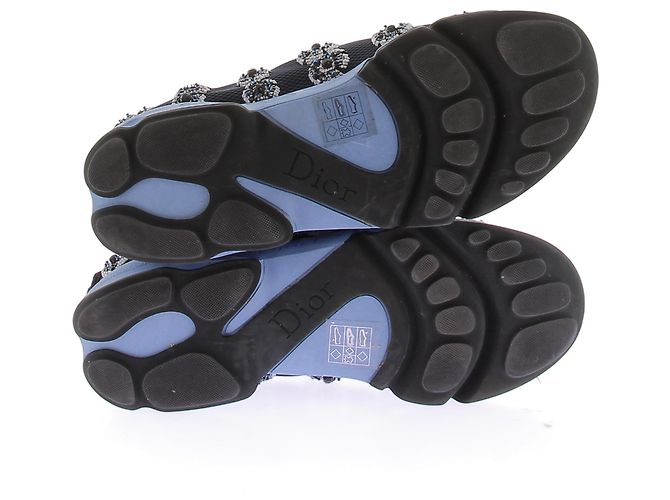 DIOR Trainer T.EU 37 Stoff Marineblau - Ansicht 7