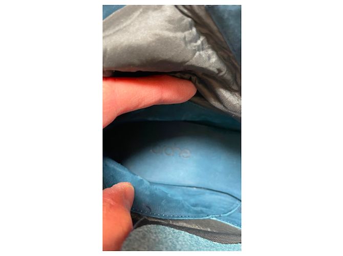 Autre Marque Stivaletti Arche Blu e Grigio in Nubuck e Nylon - vista 9