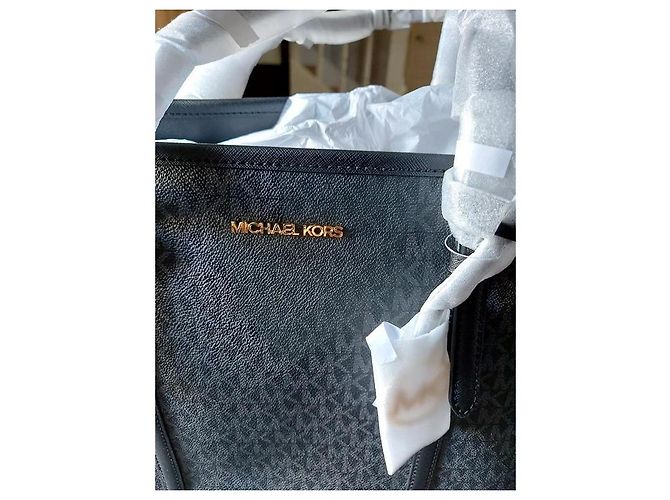 Borsa tote Michael Kors in pelle nera Nero - vista 4