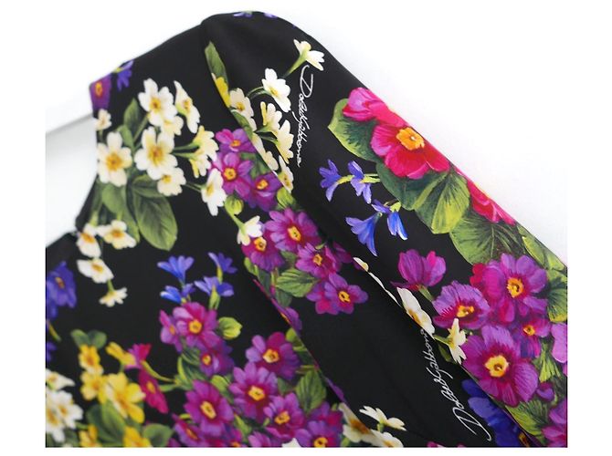 Vestido ajustado con estampado Wild Rose de Dolce & Gabbana Multicolor - vista 4