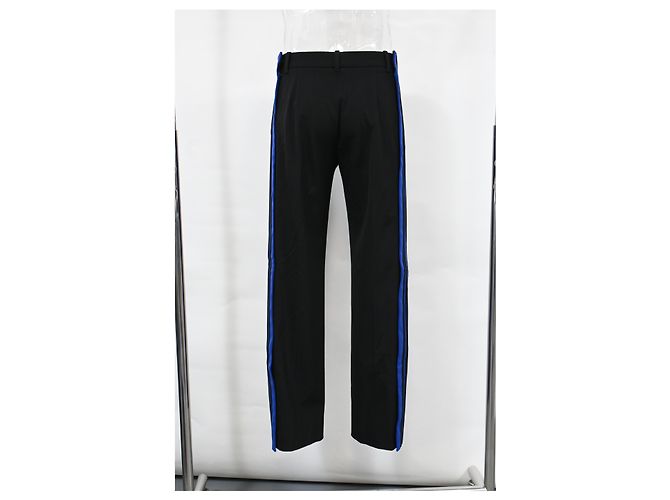 Day Pantaloni in twill a righe Balenciaga in cotone nero - vista 7