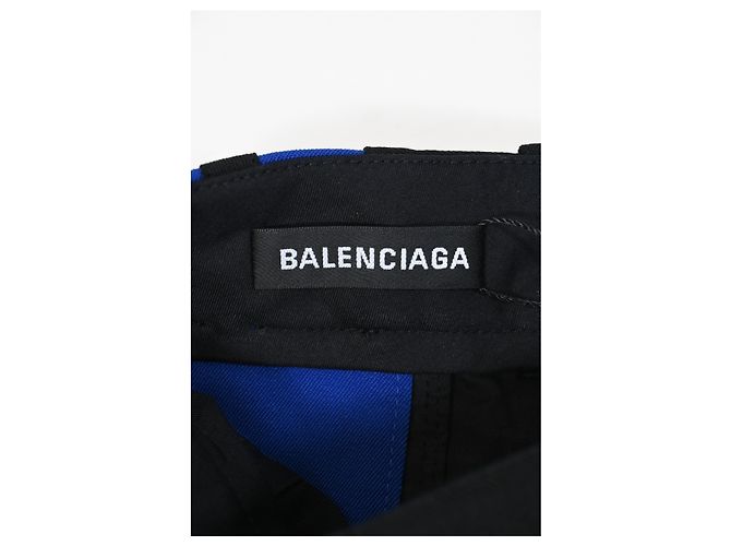 Day Pantaloni in twill a righe Balenciaga in cotone nero - vista 8