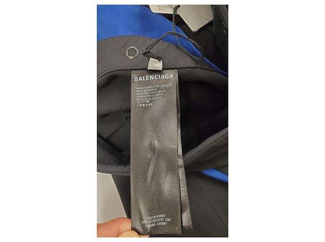 Day Pantaloni in twill a righe Balenciaga in cotone nero - vista 9