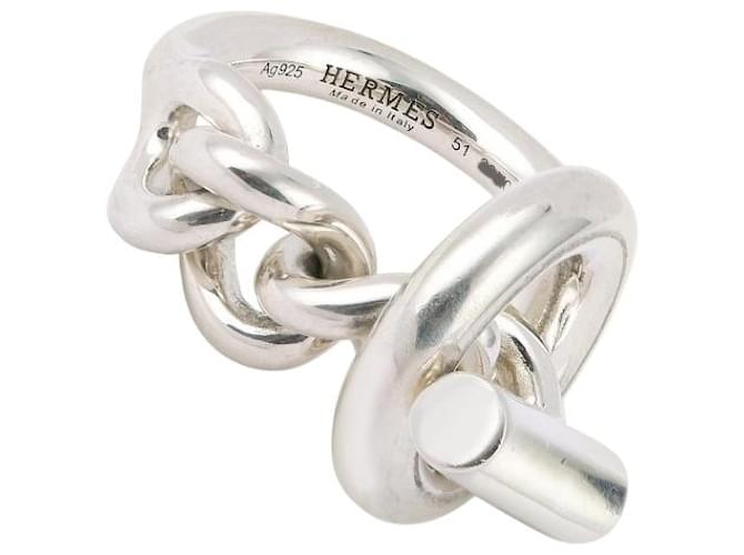HERMES Croisette Ag925 Ring ring Accessories Ag925 Silver 49