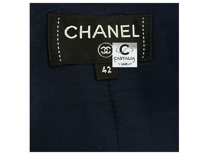 Chanel Falda de tweed Lesage Colección Primavera 2018 Azul - vista 7