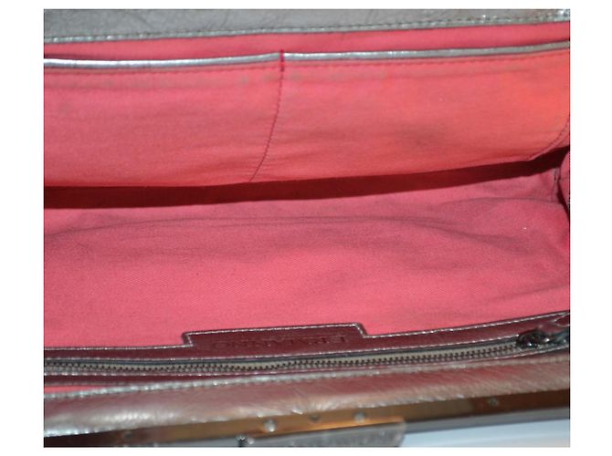 Borsa a mano Ermanno Scervino in pelle argentata Argento - vista 7