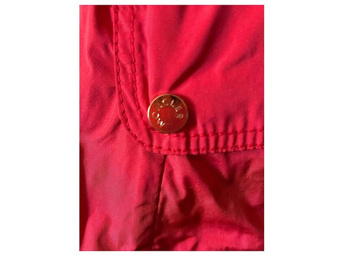 Jaqueta Moncler Vermelha de Poliéster Vermelho - vista 11