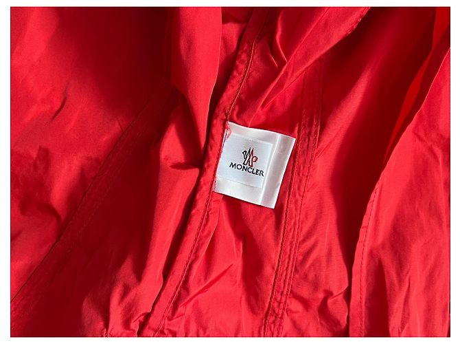 Jaqueta Moncler Vermelha de Poliéster Vermelho - vista 13
