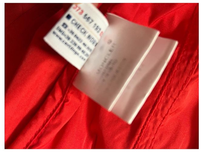 Jaqueta Moncler Vermelha de Poliéster Vermelho - vista 14