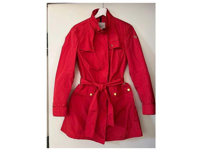 Jaqueta Moncler Vermelha de Poliéster Vermelho - vista 19