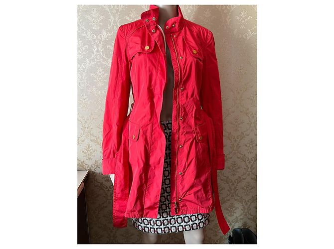 Jaqueta Moncler Vermelha de Poliéster Vermelho - vista 4