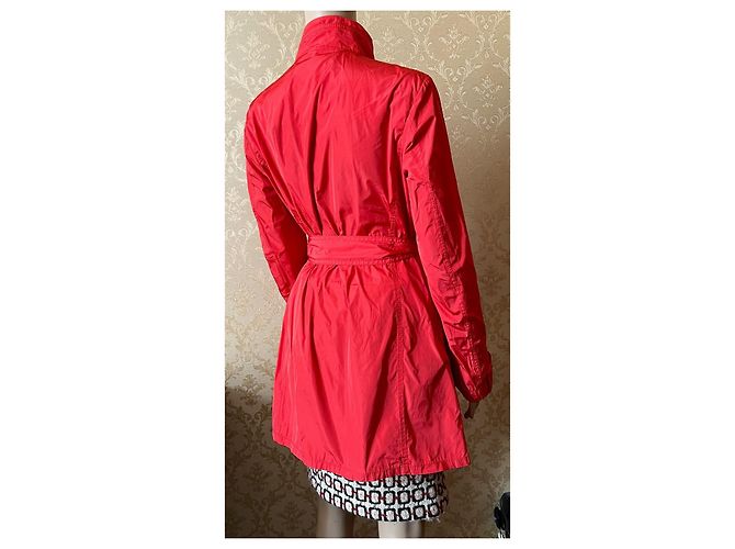 Jaqueta Moncler Vermelha de Poliéster Vermelho - vista 5