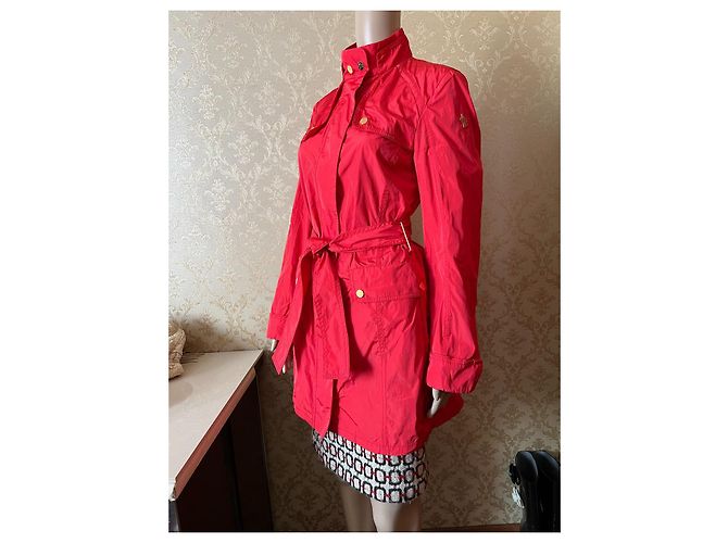 Jaqueta Moncler Vermelha de Poliéster Vermelho - vista 6