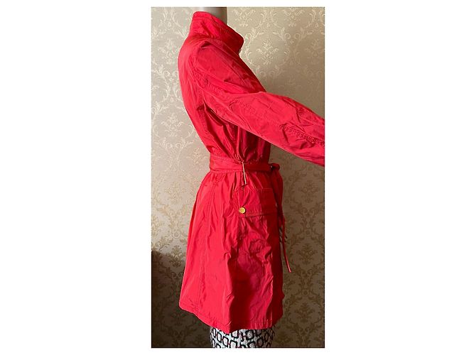 Jaqueta Moncler Vermelha de Poliéster Vermelho - vista 9