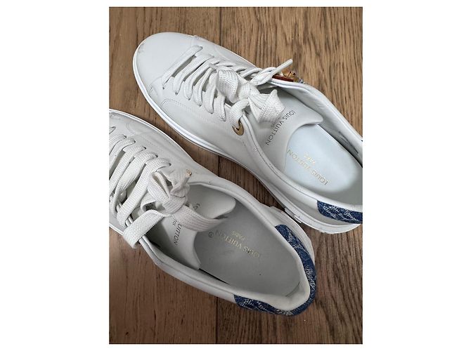 Sneakers Time Out Louis Vuitton Bianco - vista 5
