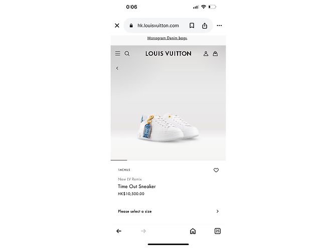 Sneakers Time Out Louis Vuitton Bianco - vista 8