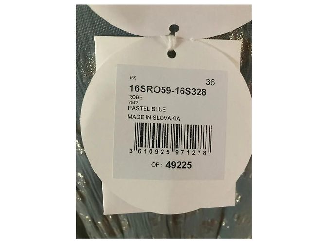 Chloé Seidenkleid Silber Gr. 36 - Ansicht 2