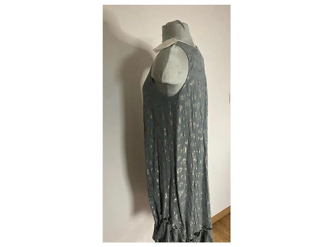 Chloé Seidenkleid Silber Gr. 36 - Ansicht 8