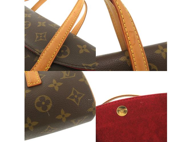 Borsa a mano Monogram Sonatine di Louis Vuitton Marrone Monogramma - vista 11