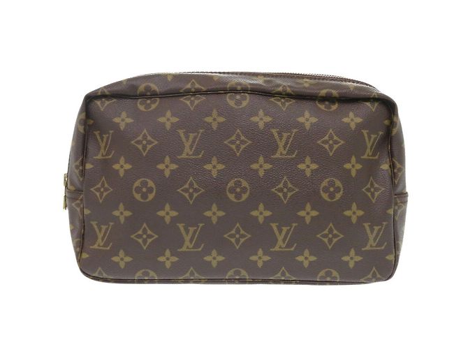 Borsa Clutch Monogram True Toilet 28 di Louis Vuitton Marrone Monogramma - vista 2