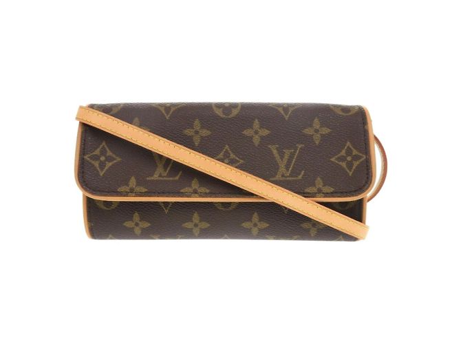 Borsa a spalla Pochette Twin PM Monogram Louis Vuitton Marrone Monogramma - vista 2