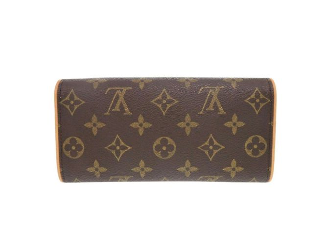 Borsa a spalla Pochette Twin PM Monogram Louis Vuitton Marrone Monogramma - vista 4