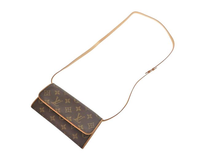 Borsa a spalla Pochette Twin PM Monogram Louis Vuitton Marrone Monogramma - vista 6