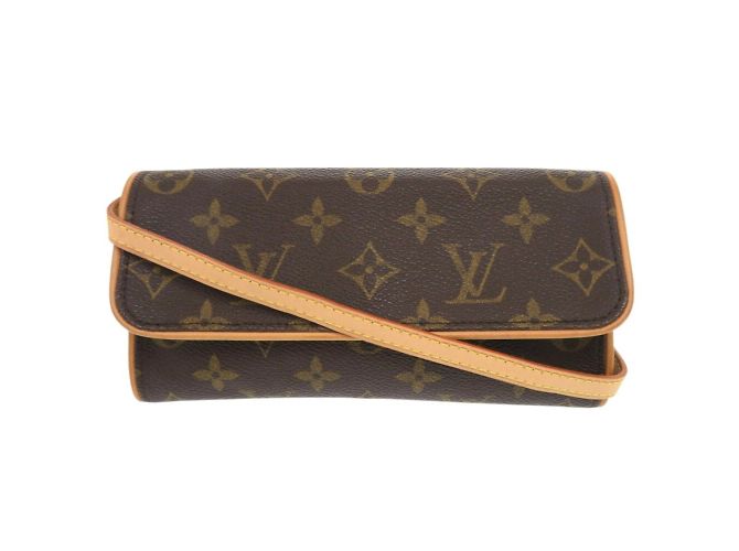Borsa a spalla Pochette Twin PM Monogram Louis Vuitton Marrone Monogramma - vista 2