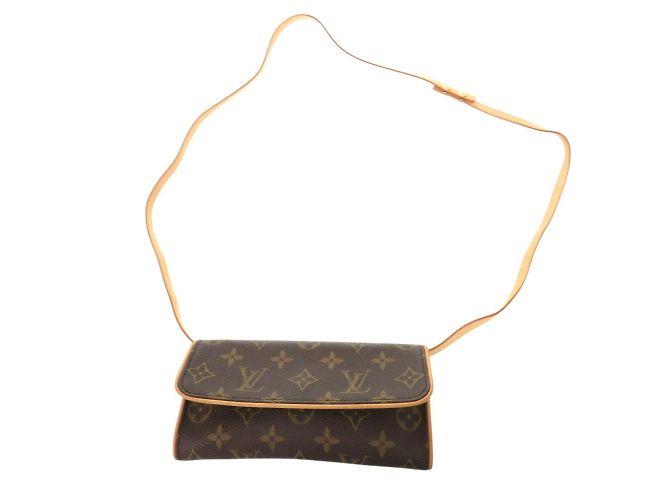 Borsa a spalla Pochette Twin PM Monogram Louis Vuitton Marrone Monogramma - vista 6