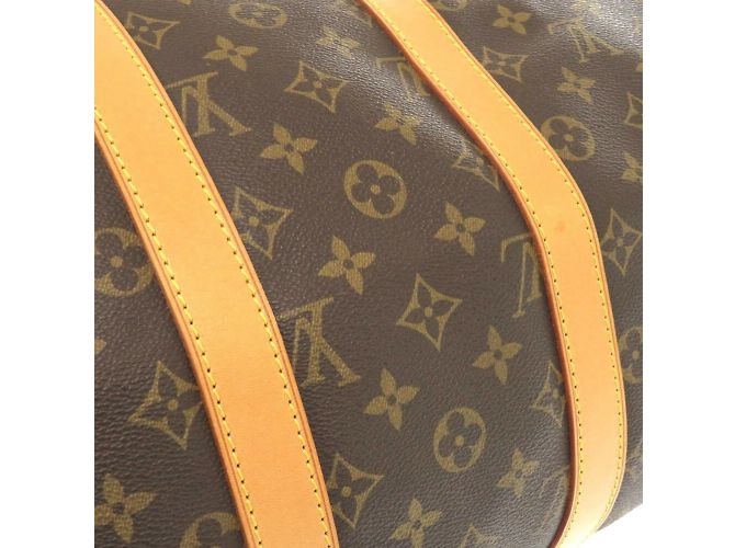 Borsa Boston Monogram Keepall 45 di Louis Vuitton Marrone Monogramma - vista 10