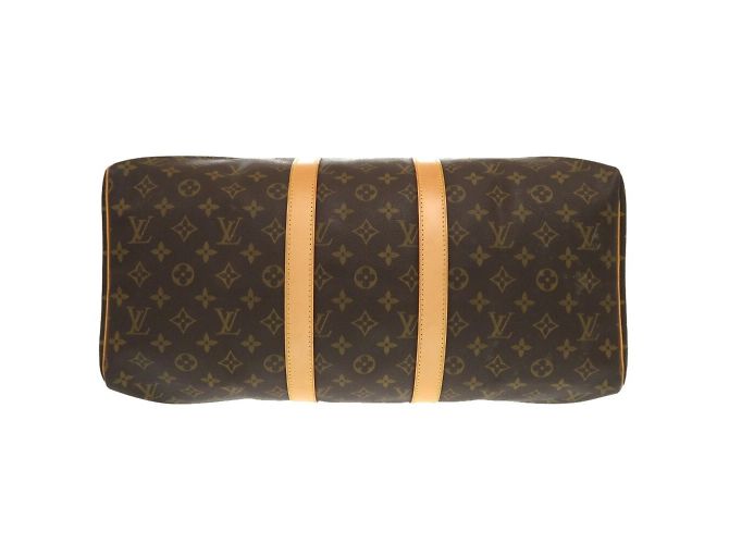 Borsa Boston Monogram Keepall 45 di Louis Vuitton Marrone Monogramma - vista 4