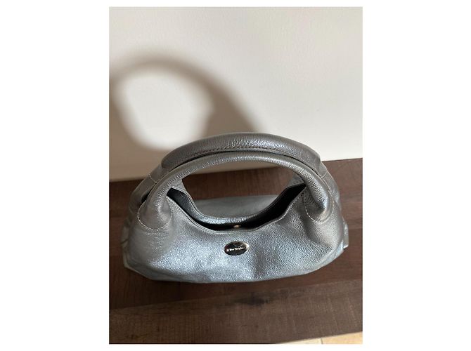 Borsa Mac Douglas in pelle grigio argento metallizzato Metallico - vista 7