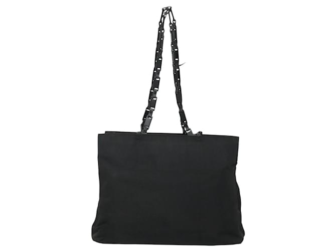 PRADA Borsa Tote Nylon Nera Auth ti2918 Nero - vista 3