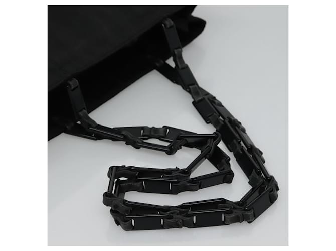 PRADA Borsa Tote Nylon Nera Auth ti2918 Nero - vista 7