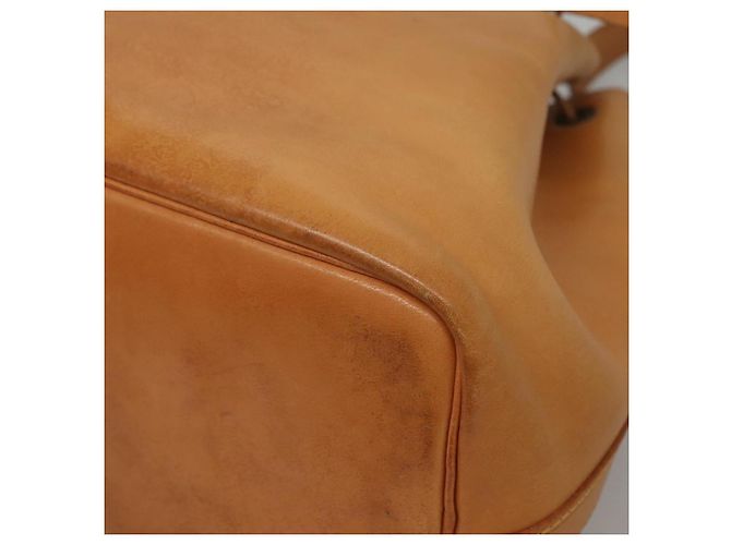 Noe LOUIS VUITTON Borsa a Spalla Petit Noé in Pelle Nomad Beige M85003 LV Auth KD147 - vista 14