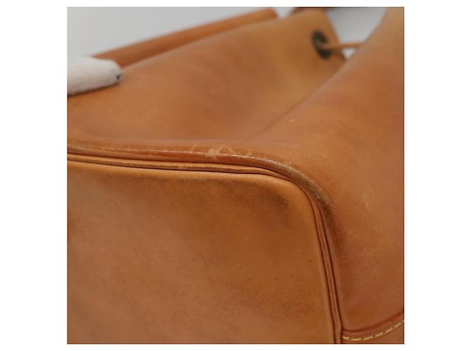 Noe LOUIS VUITTON Borsa a Spalla Petit Noé in Pelle Nomad Beige M85003 LV Auth KD147 - vista 16